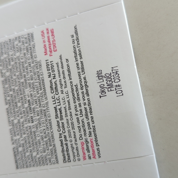 Color Street Nail Polish strips - Tokyo Lights - Picture 2 of 6